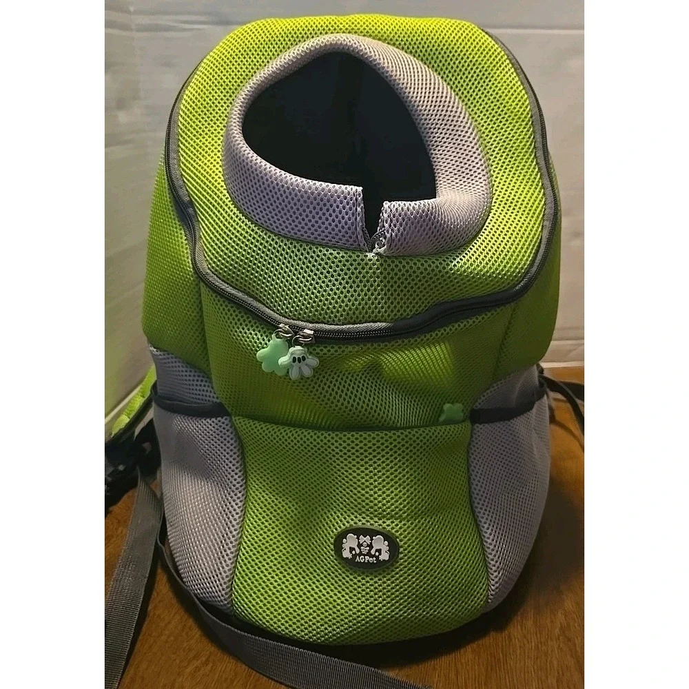 Pup Luck Mesh Padded Pet Backpack Carrier XL